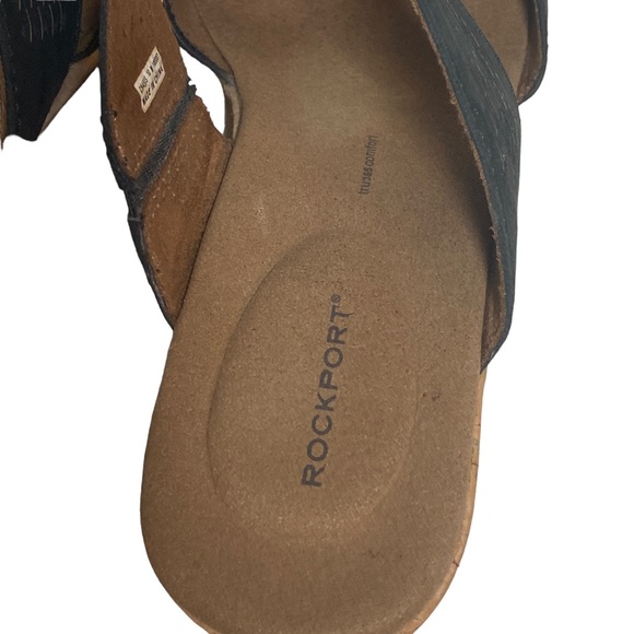 ROCKPORT Wedges Ladies size 10US Black and Tan. Extremely good condition - Picture 6 of 13